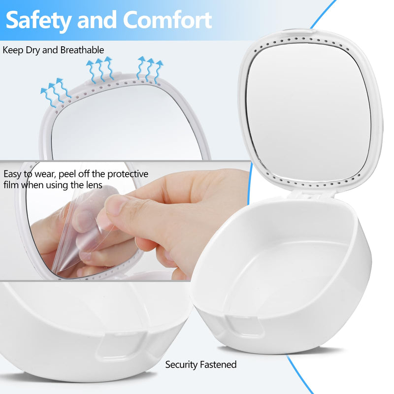 [Australia] - Retainer Case,Mouth Guard Case,Denture Case,Orthodontic Aligner Case With Mirror and Ventilation Holes Night Guard Case,Pink Flower Pink Flower 