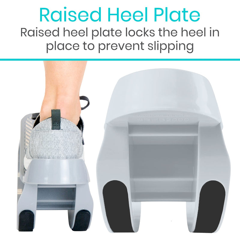 [Australia] - Vive Foot Rocker - Calf Stretcher for Achilles Tendinitis, Heel, Feet, Shin Splint, Plantar Fasciitis Pain Relief - Stretches Strained Leg Muscle - Ankle Wedge Stretch Improves Flexibility Small 