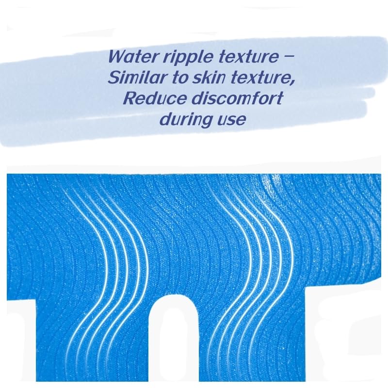 [Australia] - IEADEN Pre-Cut Kinesiology Tape for Knee, 10 Pcs - Waterproof & Elastic, Breathable Latex-Free Cotton Athletic Tape, Provide Support and Stability to Muscle - Ideal for Running, Hiking, Riding, etc. … Blue 