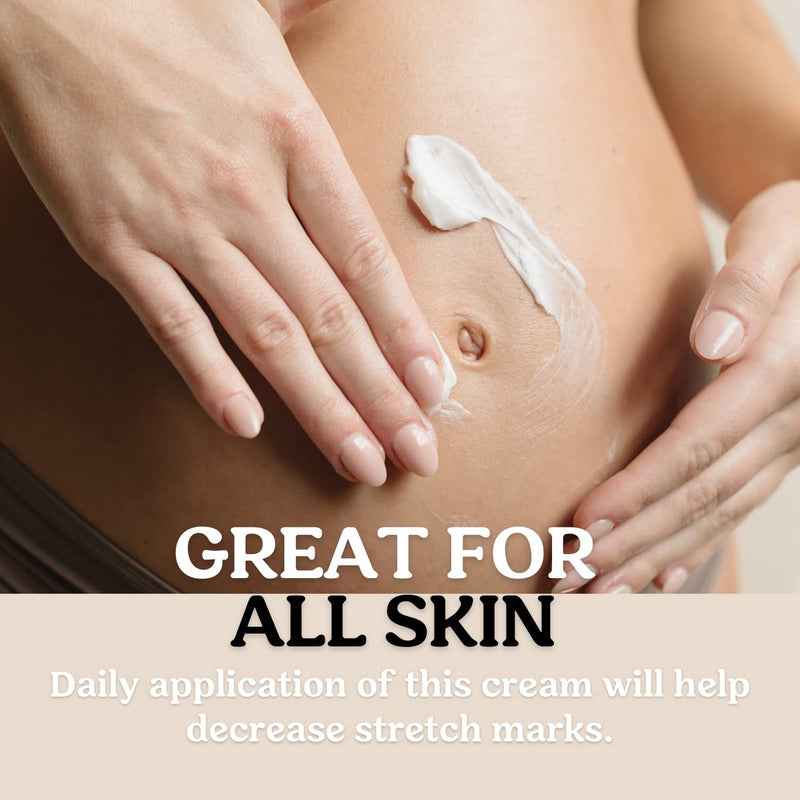 [Australia] - Roe Wellness Stretch Mark Cream for Sensitive Skin Plant-Based Long and Short-term Hydration, Increases Skin Elasticity and Firmness (Stretch Mark Cream) 