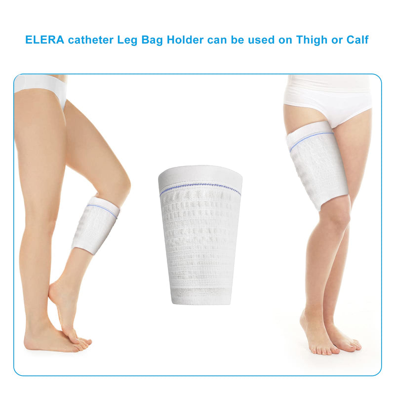 [Australia] - 2PCs Urine Bag Holder Carer,Elera Comfortable Foley Leg Bag Sleeves Urinary Incontinence Supplies (Medium) Medium (Pack of 2) 