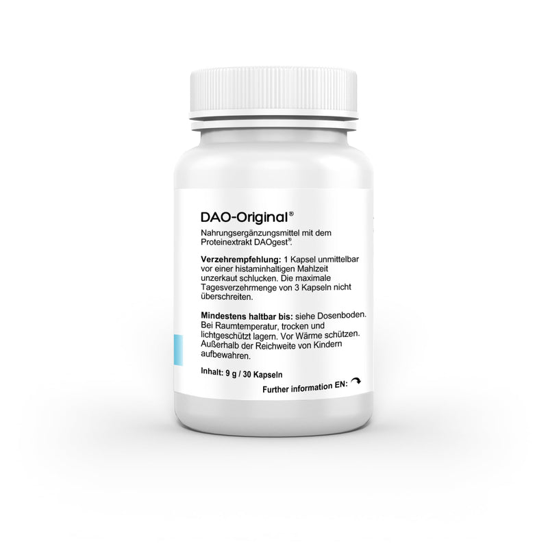 [Australia] - DAO Original: The solution for breaking down histamine from food - 30 capsules 