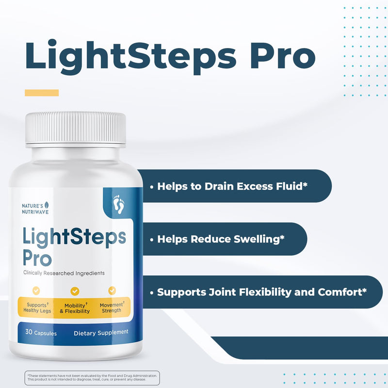 LightSteps Pro – Pineapple, Beet Root & Hibiscus – 30 Ct, 1 Month Supply | Pineapple, Beet Root & Hibiscus, stimulant-free | Non-GMO, Made in USA | Easy-to-swallow daily capsule 30 Count (Pack of 1)