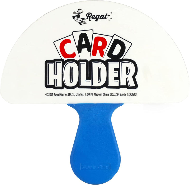 [Australia] - Regal Games 2 Pack Card Holders for Playing Cards - Kids Card Holder with Plastic Paddles - Ideal for Family Fun Game Night and Travel (Ages 3+) 