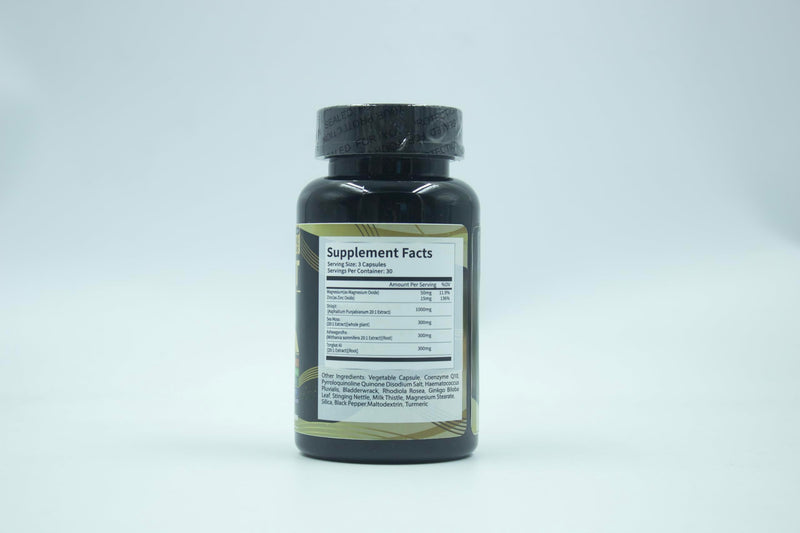 [Australia] - Shilajit Supplement with Sea Moss, Ashwagandha, Tongkat Ali - Shilajit Pure Himalayan Organic Fulvic Acid Capsules - 90 Count 1 Count (Pack of 90) 