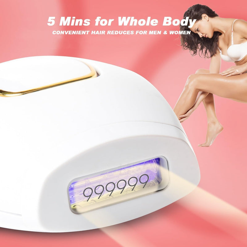 [Australia] - Hair Removal Device for Women and Men, IPL Laser Hair Removal Device with 5 Energy Levels, for Face, Arms, Legs, Bikini Line, Underarms, and Body 7XY 