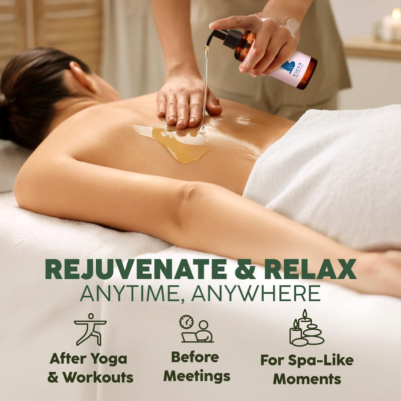 KUKKA Soothe Massage Oil for Muscle Relaxing - 6.76 fl oz - Instantly Comforts for Full Body Relaxation - Warming Sensation with Peppermint Eucalyptus - Infused with Vitamin E and Natural Extracts 6.76 Ounce (Pack of 1)