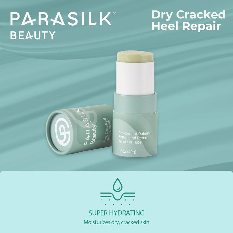 [Australia] - Parasilk Beauty Lemongrass Heel Repair Moisturizing Stick for Dry, Cracked Feet. Superior Antioxidant Oils & Wax Repair & Soften Dry Skin, Nighttime Foot Balm 1.5 Ounce (Pack of 1) 
