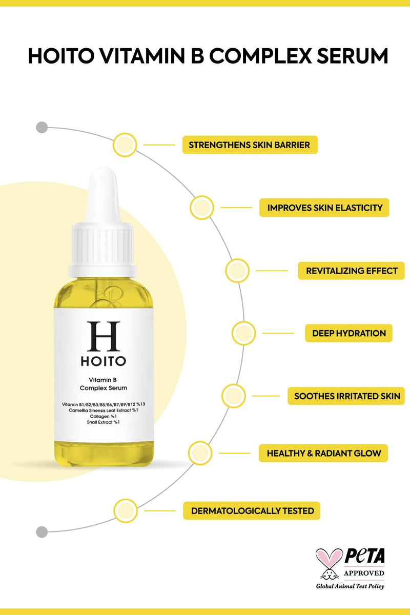 Vitamin B Complex Serum 30ml | Barrier Strengthening, Renewing Skin Care