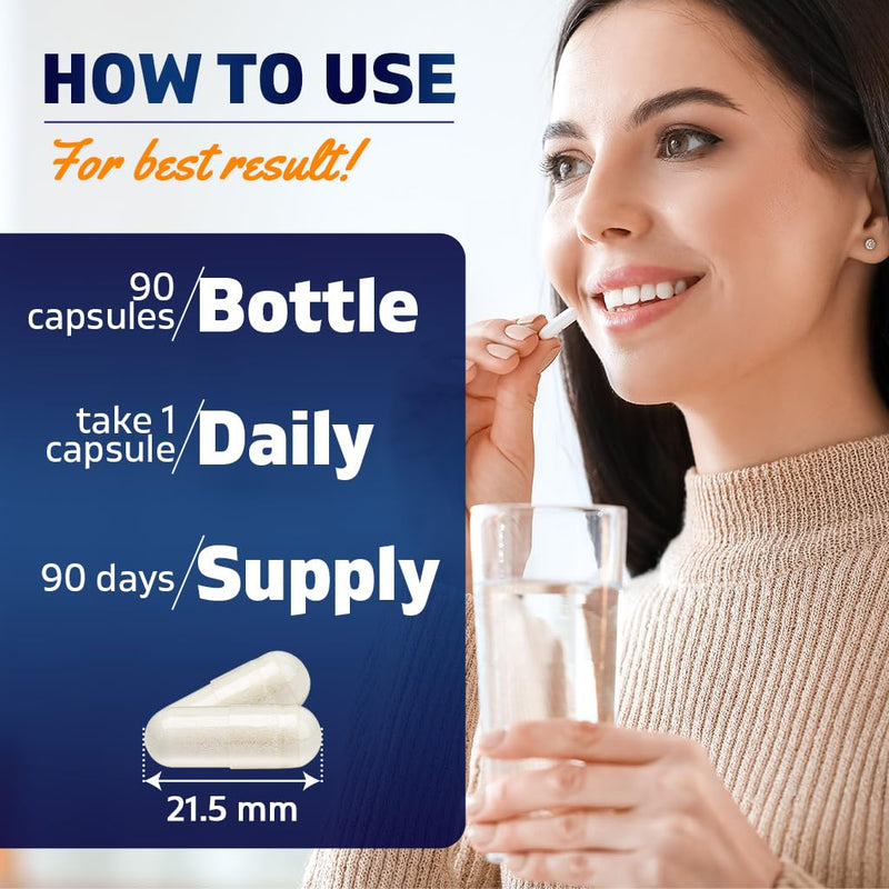 Vitamatic Benfotiamine 300 mg, 90 Vegetarian Capsules - 3 Pack | Fat Soluble Form of Vitamin B1, Supports Healthy Energy Metabolism and Nervous System*, Non-GMO, Gluten Free, Made in USA 3 Bottles