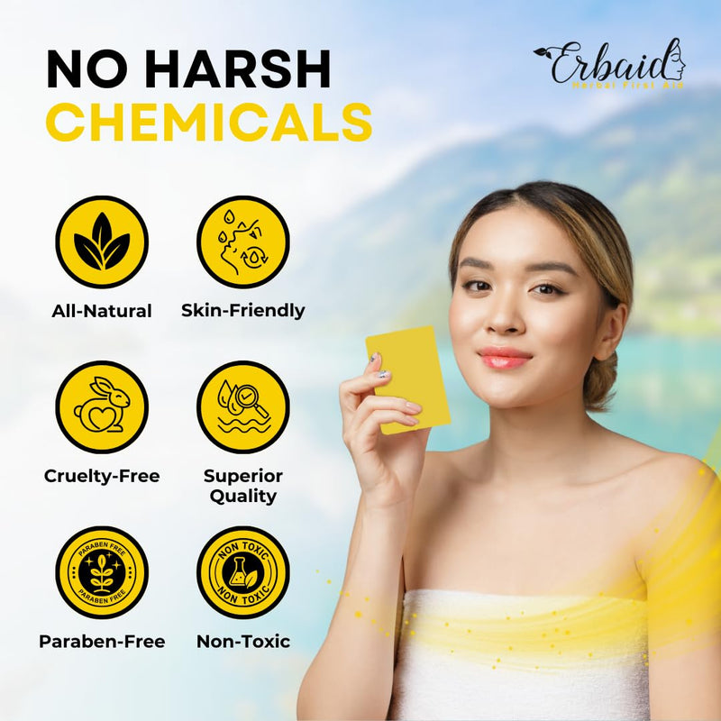 10% Sulfur Soap Cleansing Bar for Face & Body – All Natural Sulfur Facial Cleanser for Acne, Oily Skin – Skincare Blend of Lemongrass, Tea Tree Essential Oil, Vitamin E, Coconut Milk – Made in USA