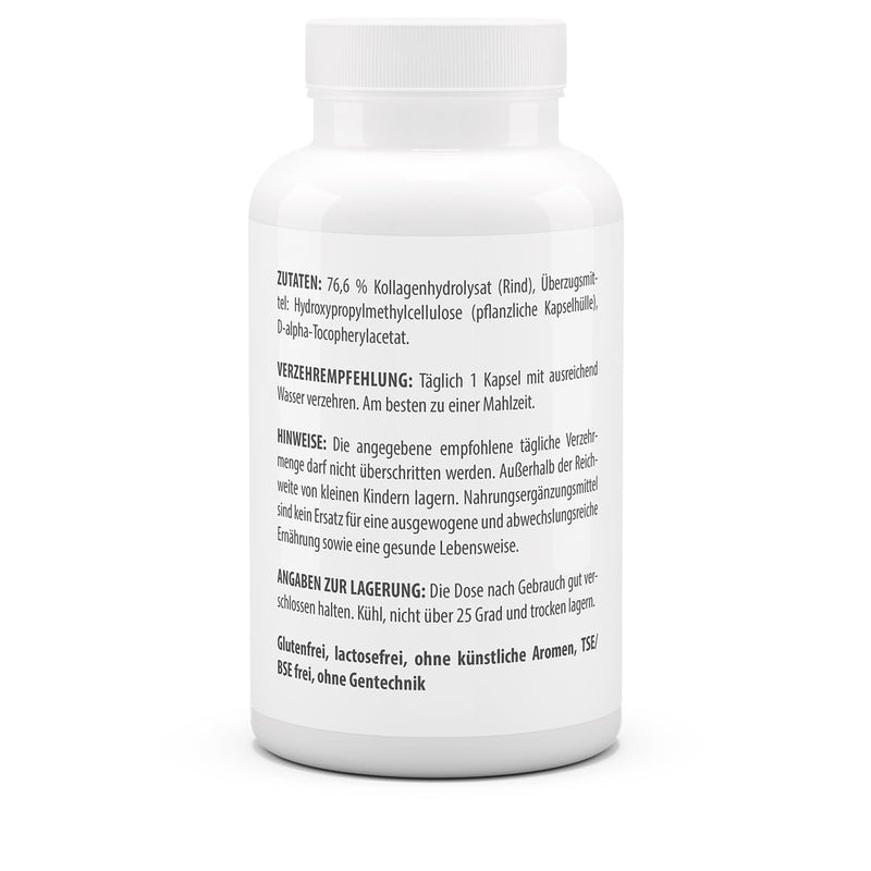 [Australia] - vitaworld collagen 500mg + vitamin E 24mg, 500 mg of pure beef collagen per capsule, 100 capsules 