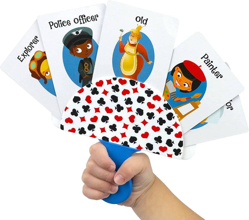 [Australia] - Regal Games 2 Pack Card Holders for Playing Cards - Kids Card Holder with Plastic Paddles - Ideal for Family Fun Game Night and Travel (Ages 3+) 