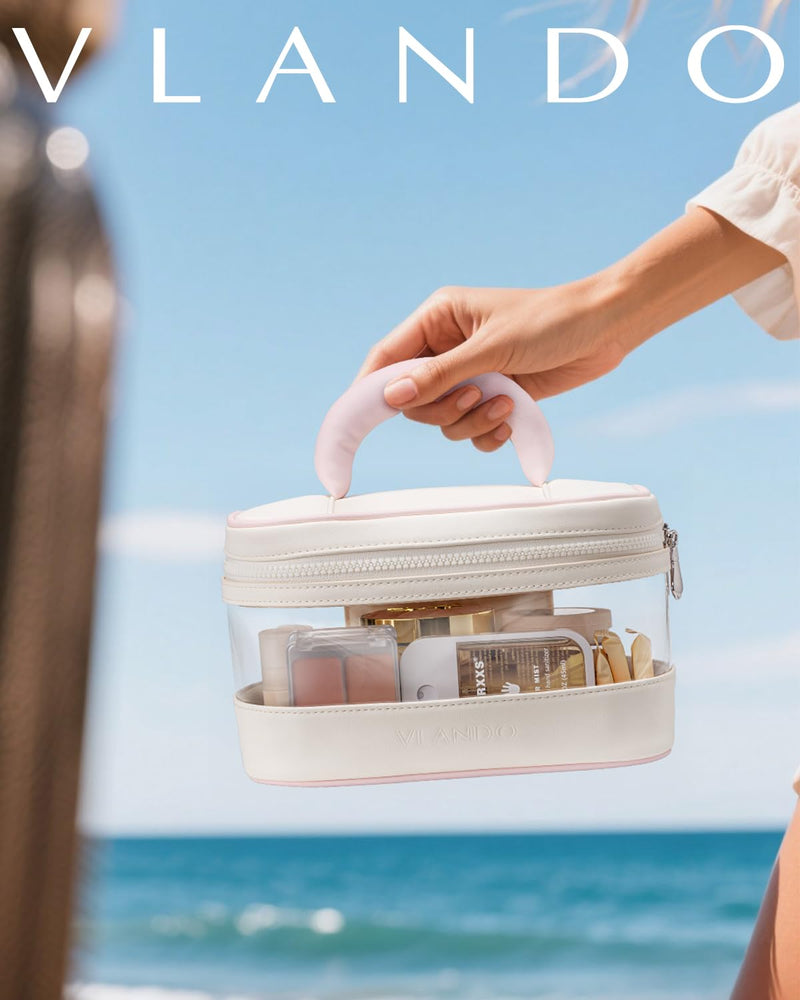 VLANDO Wedding Gifts & Travel Makeup Bag