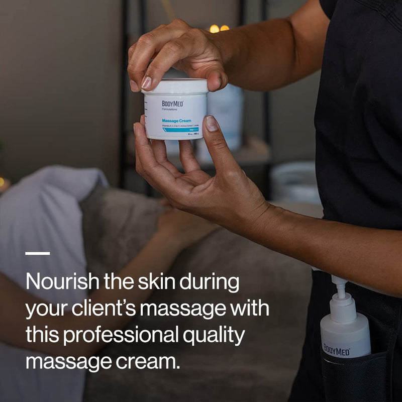 [Australia] - BodyMed Formulations Massage Cream, 4 oz. – Fragrance-Free, All-Natural Cream for Massage Therapy – Formulated with Arnica Extract & Jojoba – Non-Staining, Hypoallergenic & Paraben Free 4 Fl Oz (Pack of 1) 