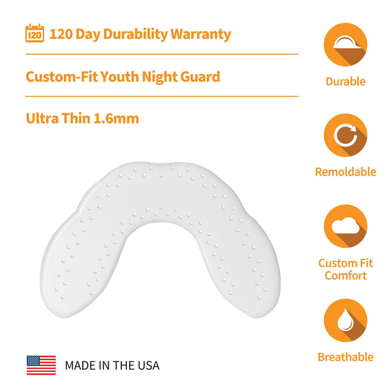 SOVA Junior Night Guard, Purple Punch - 1.6mm Thin - Custom-Molded Fit - Protects Against Nighttime Teeth Grinding & Clenching - FSA/HSA Eligible - Odor & Taste Free - Remoldable Up to 20 Times