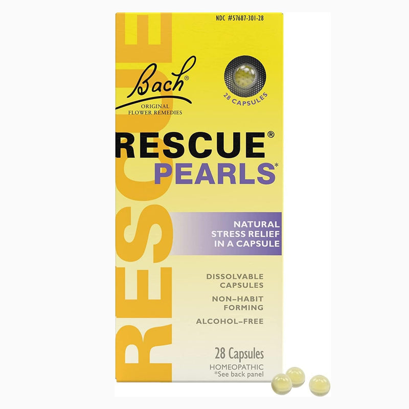 [Australia] - Bach Rescue Pearls Natural Stress Relief ,28 Capsules 