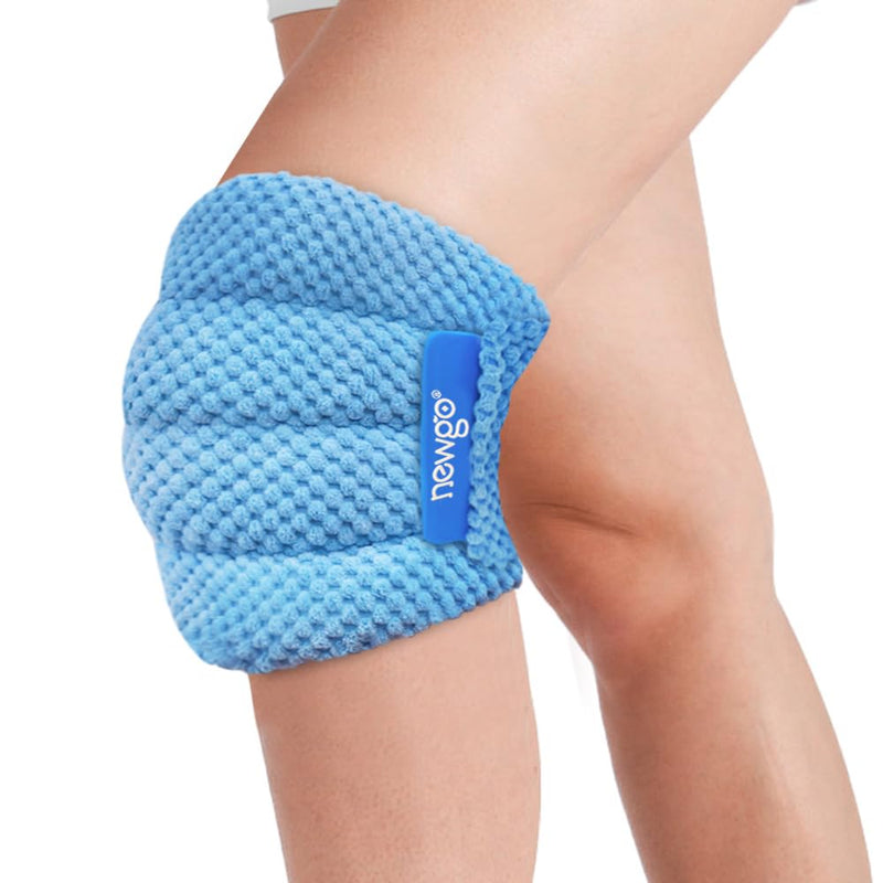[Australia] - NEWGO Heat Pad Grain Pillow for Knees, Microwave Natural Knee Hot Water Bottle for Relieving Knee Pain and Arthritis, Muscle and Joint Stiffness Super Soft Fabric 