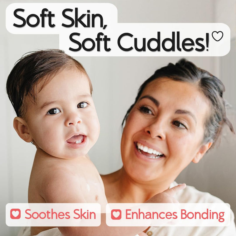 [Australia] - SplashEZ Cradle Cap Brush for Babies | Soothing Newborn Head Massager | Food-Grade Soft Silicone Baby Bath Brush & Scalp Scrubber | Infant Cradle Cap Comb - Organic Shape & Ladybug Design, 2-Pack 