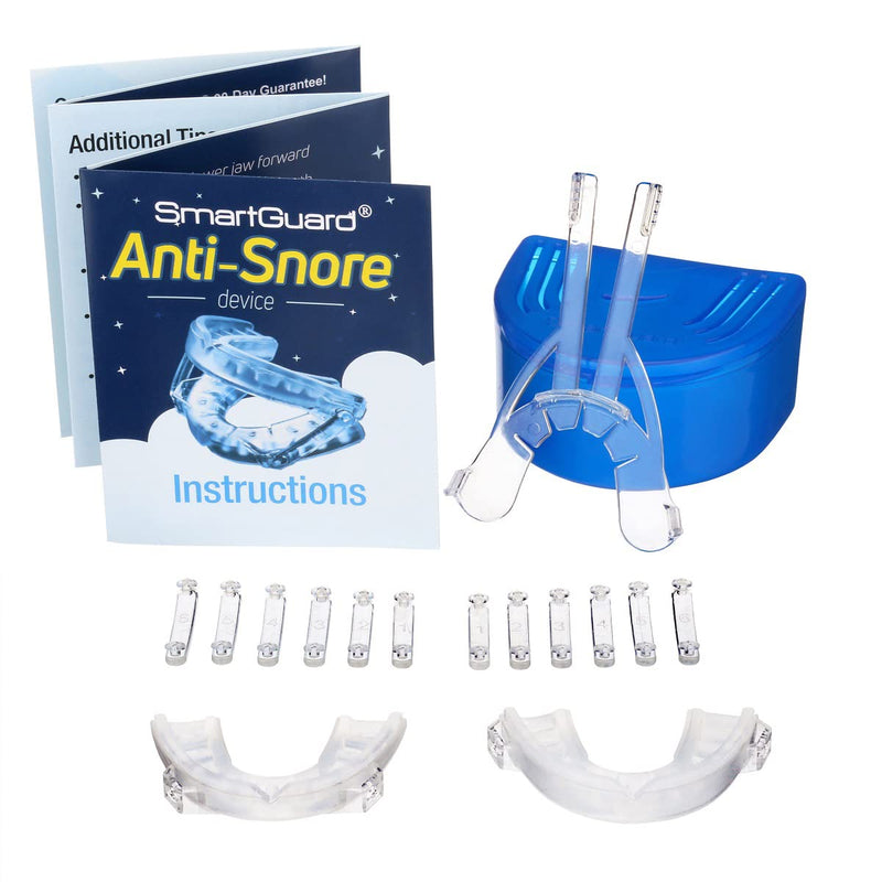 [Australia] - Anti Snore Device. New Customizable Snore Reducing Mouthpiece – Reduce Snoring Aid for Men and Women – Most Comfortable and Adjustable Oral Appliance - Holds Jaw Forward to Open Airway 