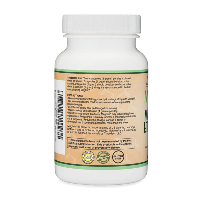[Australia] - Magnesium L Threonate, Magtein, Sleep and Cognitive Support ‚Äì High Absorption ‚Äì Most Bioavailable Form of Magnesium ‚Äì 2,000 mg ‚Äì 120 Capsules 