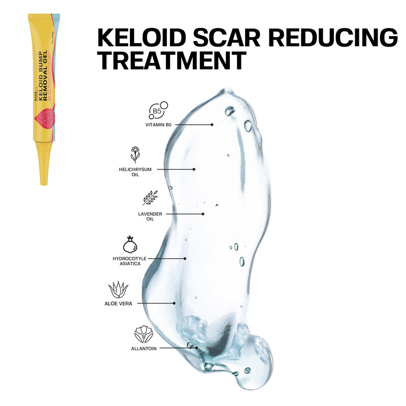 [Australia] - BASE LABORATORIES Piercing Keloid Bumps Shrinking Duo | Piercing Bump Treatment (.5oz) + Keloid Bump Removal Gel (2oz) | Keloid Scar Removal for all Scars, Keloids & Piercing Bumps 