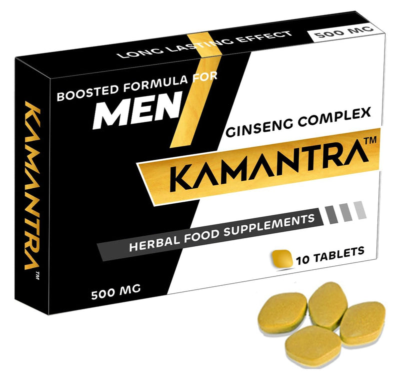 Ginseng UK 500mg - Mantra to Enhance Your Performance - Extra Strength Performance Enhancing Pills, Stamina Endurance Booster Supplement Pills for Men - 10 Booster Tablets