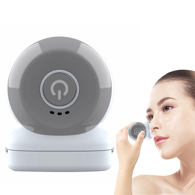 Eye Lift Wand, Eye Massager with Heat and Vibration for Dark Circles, Puffiness, Fine Lines/Wrinkle, Crow's Feet and Bags Under Eyes (Gray) Gray