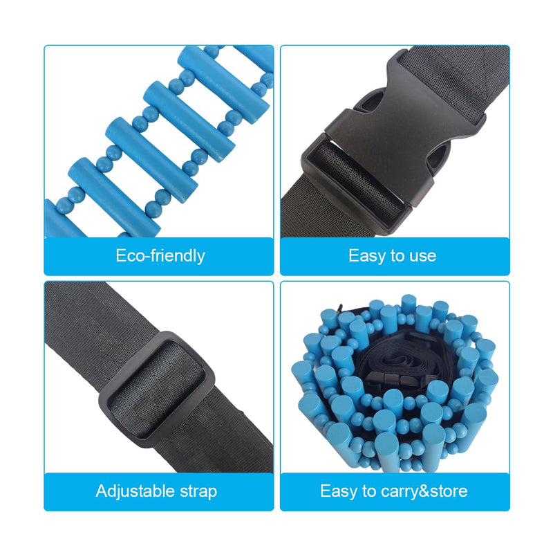 [Australia] - Shoulder Pain Relief Wooden Finger Ladder. Shoulders/Fingers/Joints Physical Therapy Ladder. Blue Hand Therapy Ladder for Rehabilitation. Physical Therapy Equipment For Chronic Muscle Pain 