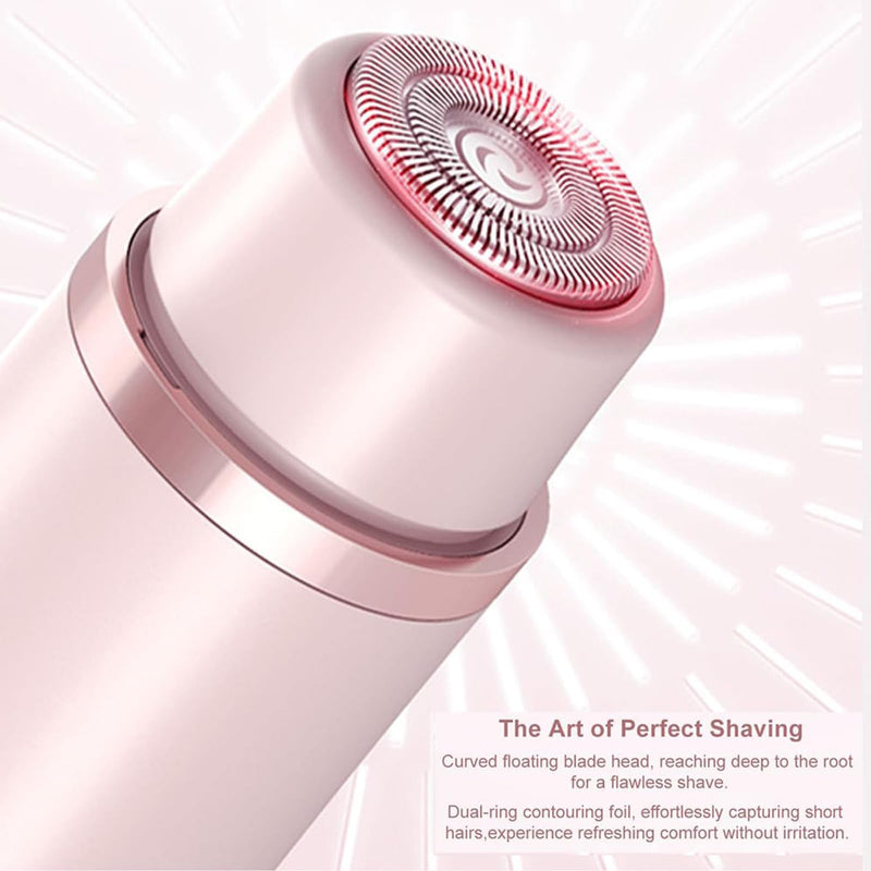 [Australia] - Bikini Shaver,2025 New Dual Head Shaver Women, 2 in 1 Wet & Dry Waterproof Electric Bikini Trimmer for Women,Pink Pink 
