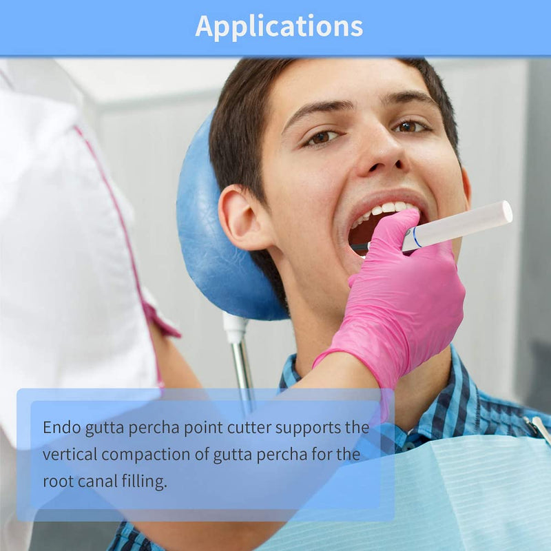 [Australia] - Gutta Percha Point Cutter with 4 Tips, Dental Tooth Gum Endo Obturation System with Heated Pen, Dentist Breaker Cutter Tools 