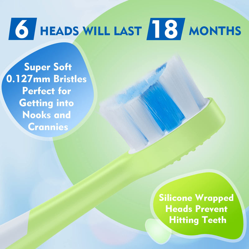[Australia] - Kids Electric Toothbrushes Sonic Rechargeable Tooth Brush Gifts for Boys and Girls Smart Timer Power Toothbrush - Blue 3 4 5 6 7 8 9 10 11 12 (Blue) 