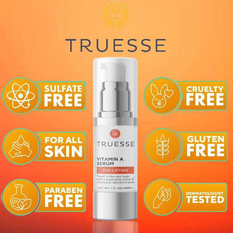 Ayurvedic Vitamin A Serum – Natural Retinol for Firm Bright Skin - Reduces Under Eye Bags – Hyaluronic Acid for Hydration