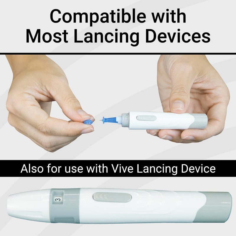 [Australia] - Easy-Twist Lancets for Diabetes Blood Sugar Extraction Testing, 30 Gauge Single Use Disposable Finger Pricker Needle Pen for Glucose Monitoring Devices (300 Easy-Twist Lancets) 300 Easy-Twist Lancets 