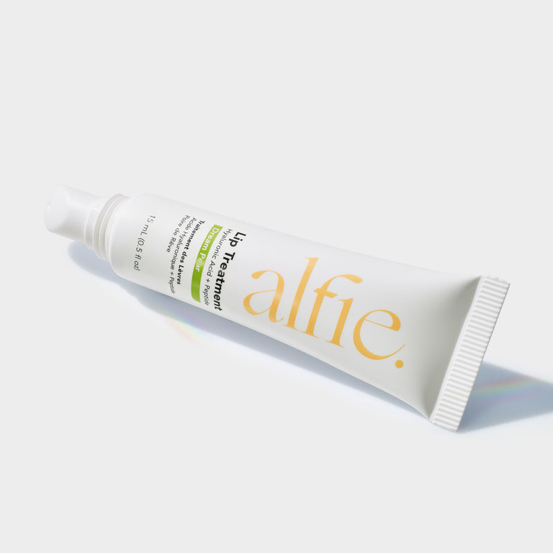 Alfie Hyaluronic Acid Lip Booster -Pear Flavor -15ml/0.5 Fl. Oz -Peptide Lip Treatment -Lip Plumper and Filler -Lip Serum and Moisturizer -Hydrating Treatment for Lip Volume -Vegan Friendly, Non-Toxic Pear