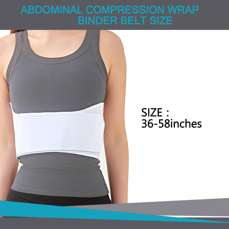 [Australia] - Chest Rib Broken Injury Support Brace Abdominal Compression Wrap Binder Breast Belt for Cracked Ribs Bruised Rib Universal Female 