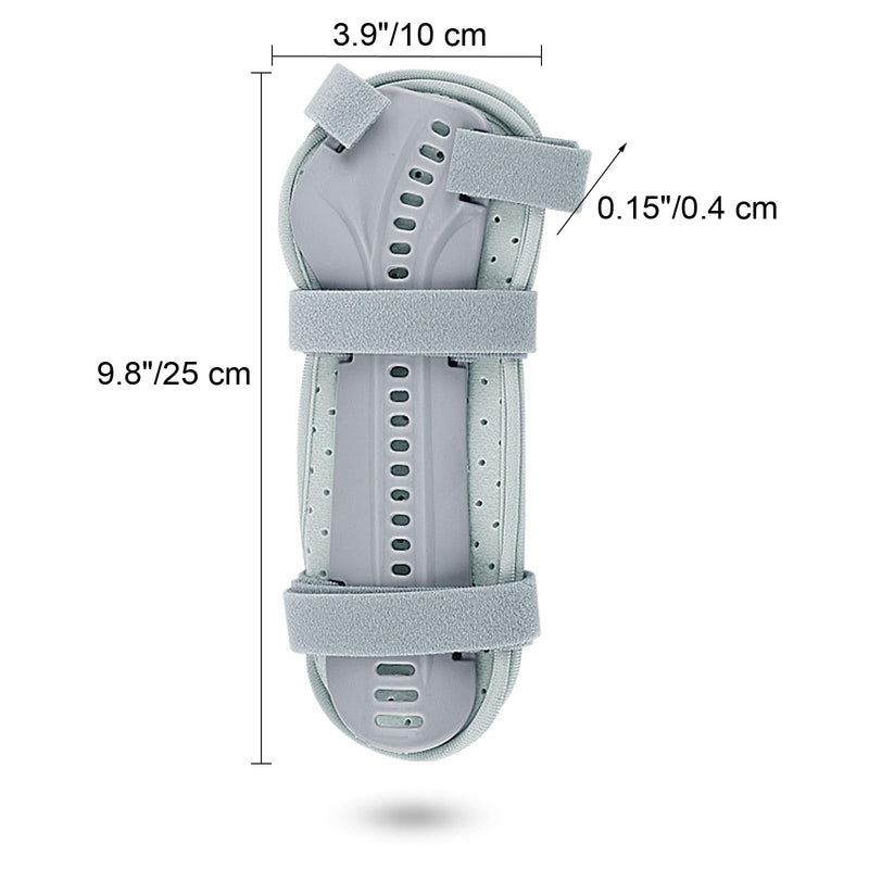 Forearm & Wrist Support Brace Splint, Forearm Immobilizer Brace Splints Breathable Wrist Splint for Carpal Tunnel, Upgraded with Double Splint, Great for Wrist Pain, Sprain, Sports Injuries (Left) Left