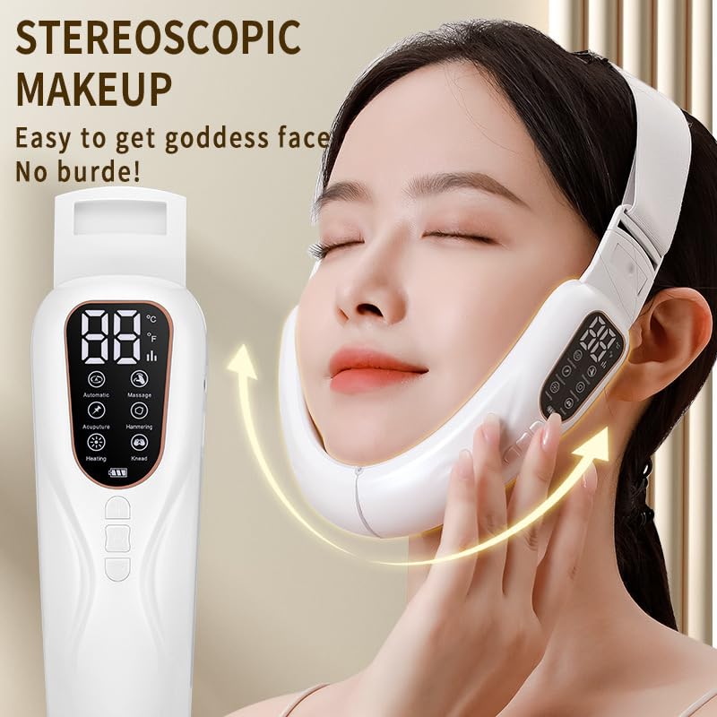 Double Chin Eliminator V-Face Machine Face Sculpting Device Double Chin Mask Double Chin Strap Face Slimming, Face Sculpting Tool for Double Chin Reducer Face Lift Device