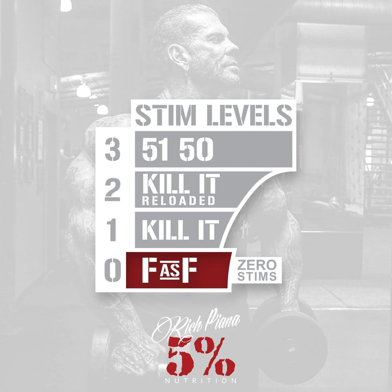5% Nutrition Full As F Overdosed Nitric Oxide Booster, Stim-Free Pump Pre-Workout | Massive Pumps Strength Gains & Endurance | L-Citrulline, Nitrosigine, Danshe | 350 g (350 g, Fruit)