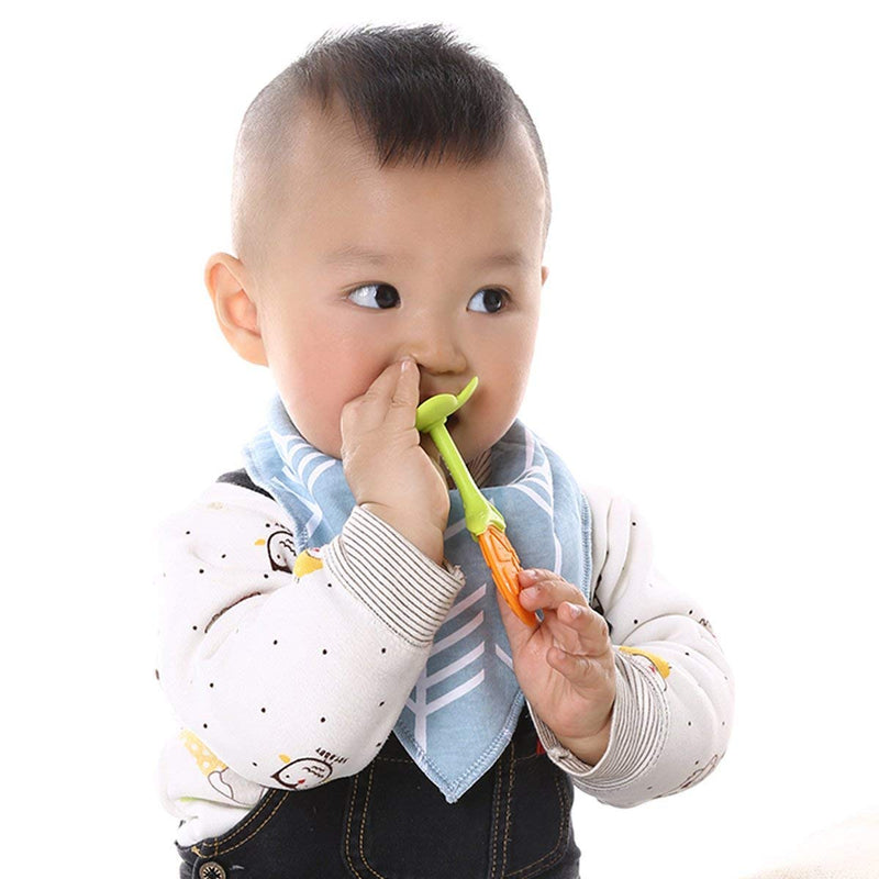 [Australia] - Teething Toys (5 Pack) - Tinabless Infant Teething Keys Set, BPA-Free, Natural Organic Freezer Safe for Infants and Toddlers, Silicone Baby Teethers Multicolor 
