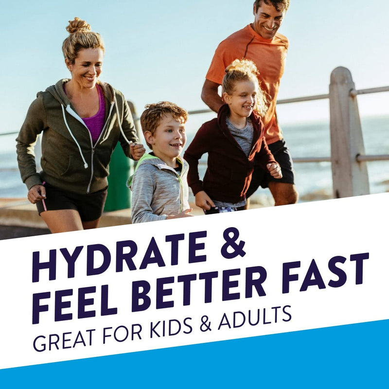 [Australia] - Pedialyte Fast Hydration Electrolyte Powder Packets, Fruit Punch, Hydration Drink, 8 Single-Serving Powder Packets 