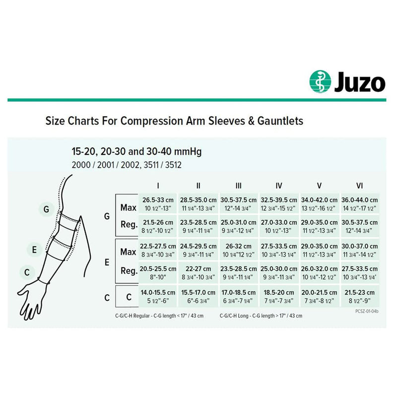 [Australia] - Juzo 20-30 mmHg, Soft, Sleeve, Max, Regular, Silicone, Beige, Size: II (2001MXCGRSB-II) 2 