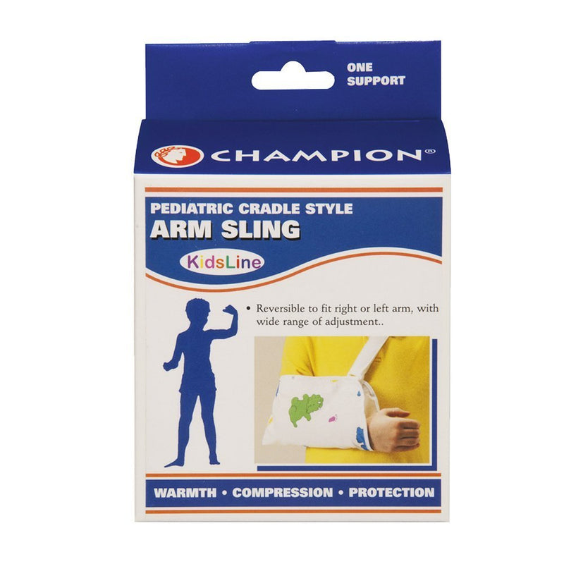 OTC KidsLine Arm Sling, Shoulder Cradle Style Support, Fun Print, Pediatric 1 Count (Pack of 1)