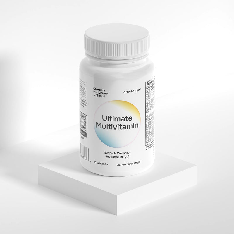 envitamin Ultimate Multivitamin Multimineral and Superfood with 42 Fruit and Vegetable Blend, 60 Count One Pack