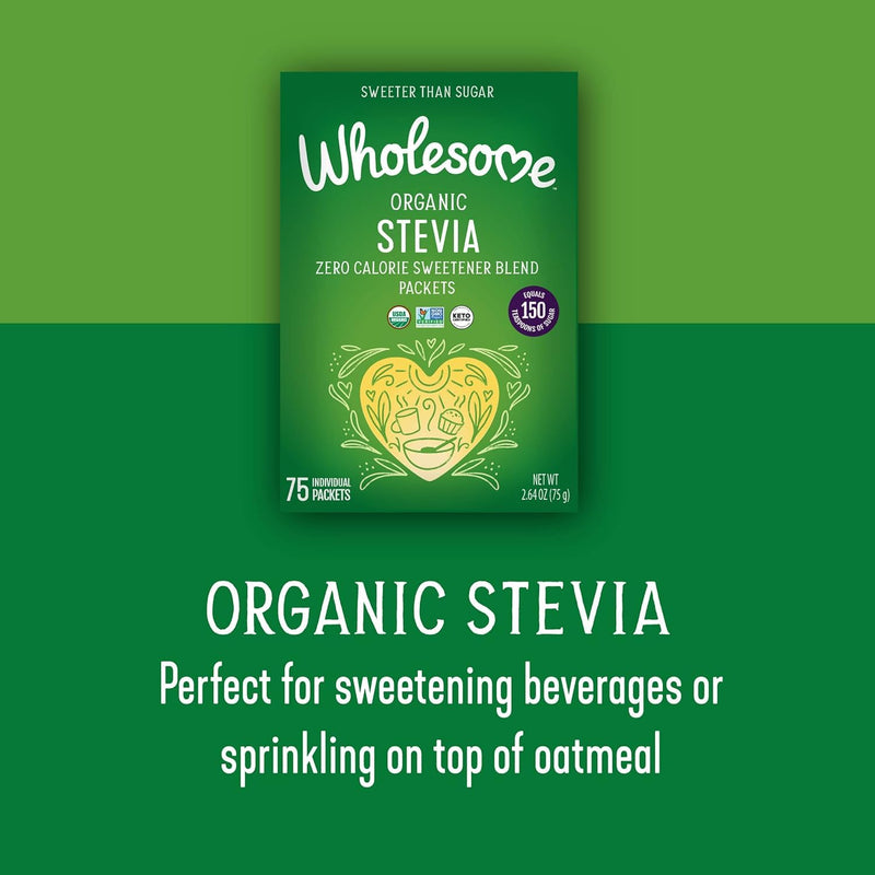 [Australia] - Wholesome! - Organic Stevia - 75 Packet(s) 
