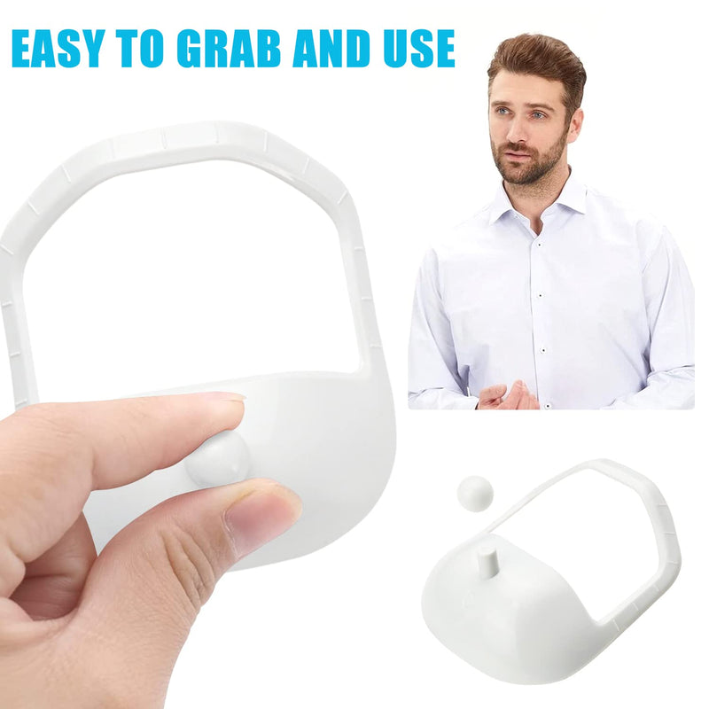 [Australia] - SDwfxd Pack of 5 beard stencils, 5 sizes beard shaper stencil with 1 styling comb and 1 mini beard comb for men shape cheek line, neck line, mustache 