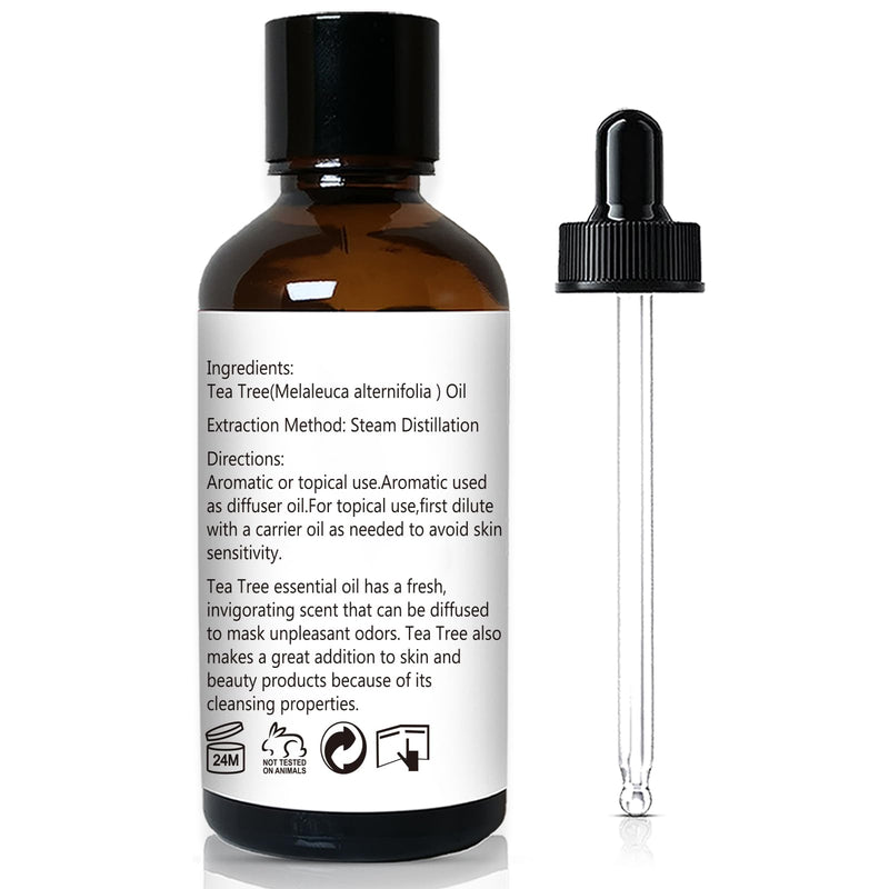 [Australia] - Tea Tree Oil for Skin, Hair, Nail Fungus, Face Body Wash, Foot Soak, Spray, 100% Pure Tea Tree Essential Oil - 30ml 1 Fl Oz (Pack of 1) 