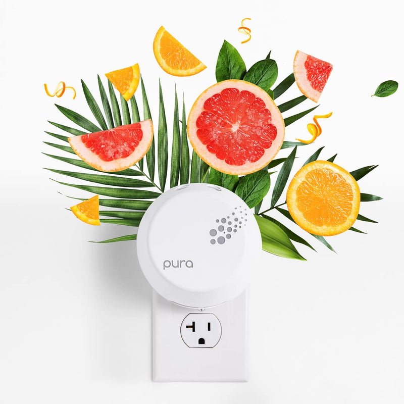 [Australia] - Capri Blue Volcano Pura Smart Home Plug-in Diffuser Refills – Capri Blue Pura Refills – Pura Diffuser Refills with a Tropical, Citrus Scent – Long-Lasting Aromatherapy Diffuser Refills (Pack of 2) 