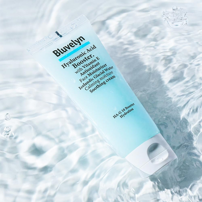 10X Hyaluronic Acid Soothing Cream – 100,000ppm High-Strength Hydration, 70% Iceland Glacier Water, Vitamin E, Lightweight Moisturizer for All Skin Types, 3.4 fl. oz / 100ml