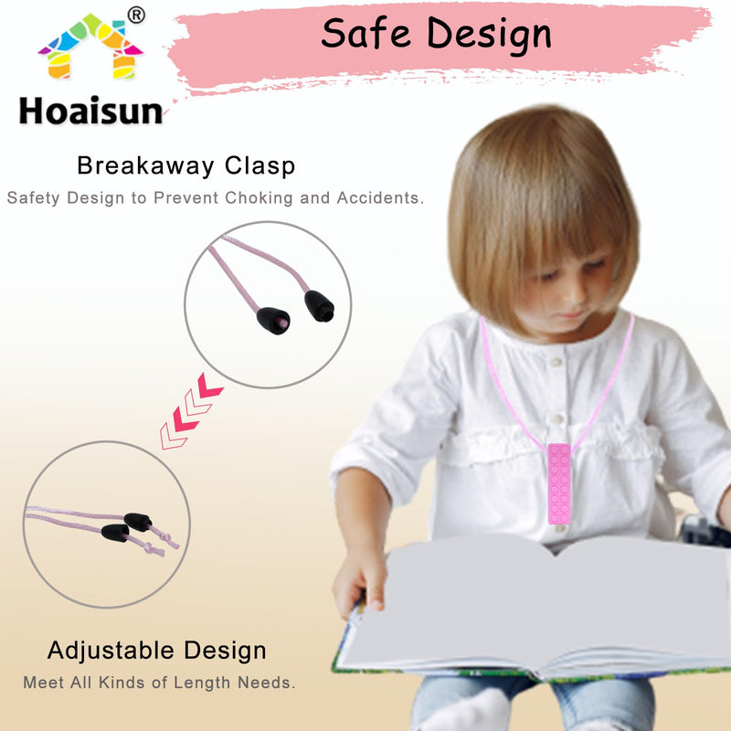 [Australia] - Chewy Necklaces for Sensory Kids Girls, Chew Necklaces for Sensory Kids with ADHD,SPD, Chewing, Teething or Special Needs, Autism Chew Toys Sensory for Kids Adult Reduce Anxiety Fidgeting 